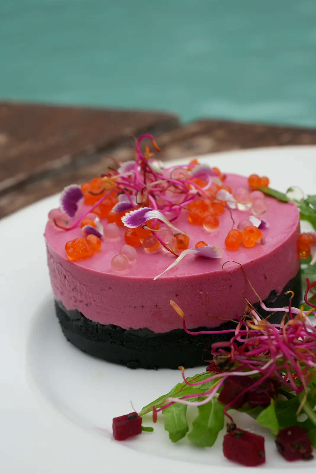 Cheesecake de betterave